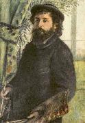 Pierre-Auguste Renoir Portrait of Claude Monet, Spain oil painting artist